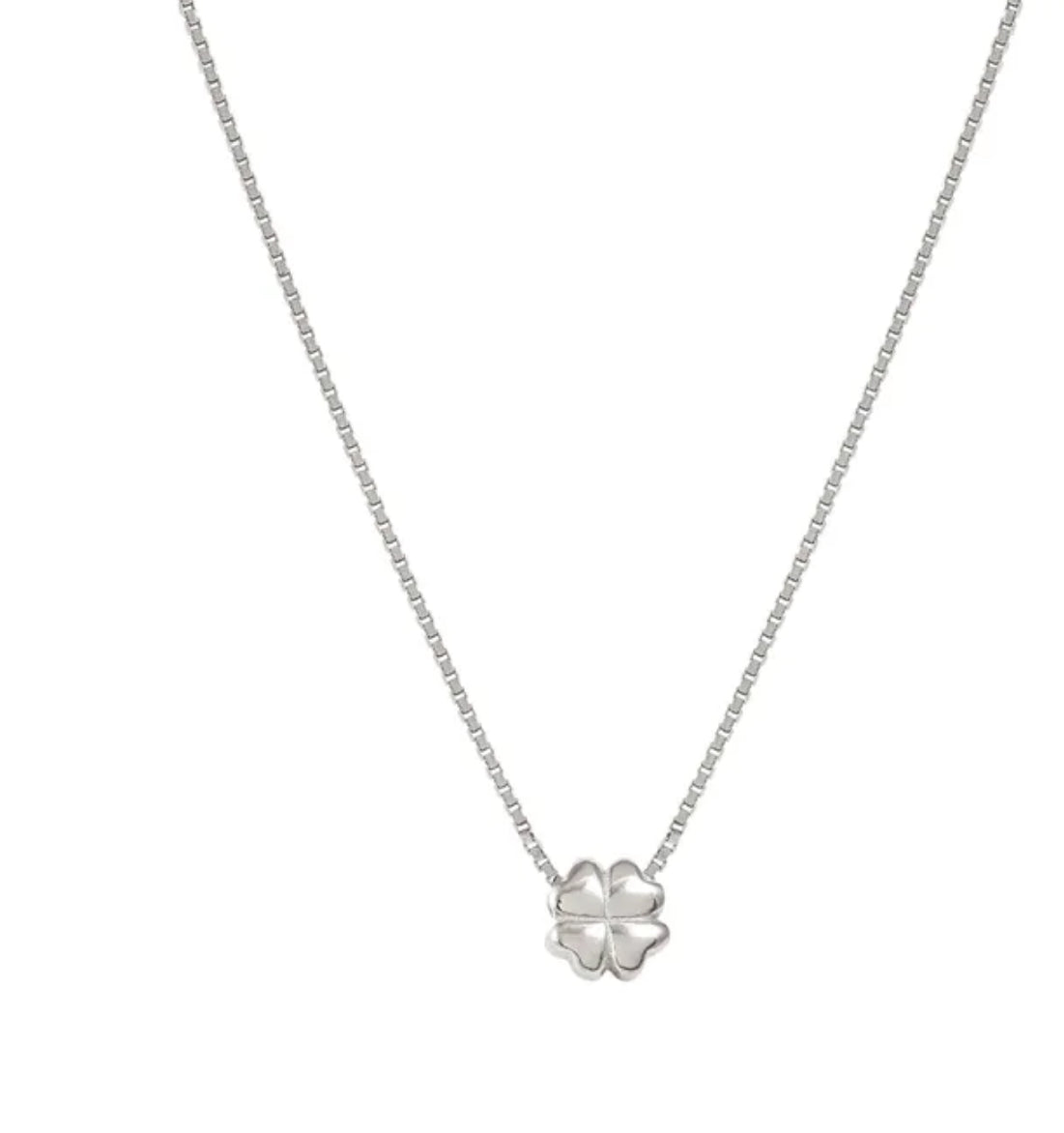 241304 001 ARMONICA NECKLACE WITH FOUR-LEAF CLOVER