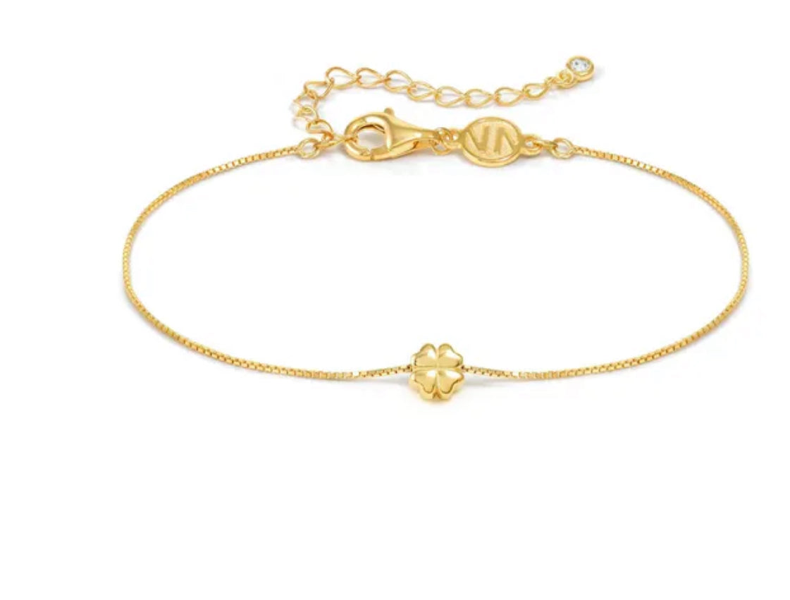 241302 003 ARMONICA BRACELET WITH FOUR-LEAF CLOVER
