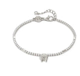 242302 040 PETIT SPARKLE TENNIS BRACELET, BUTTERFLY