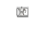 COMPOSABLE CLASSIC LINK, SILVER COFFEE POT