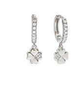 242305 001 PETIT SPARKLE HOOP EARRINGS, CLOVER