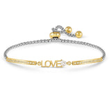 028024 001 MILLELUCI BRACELET, LOVE, YELLOW COLOUR