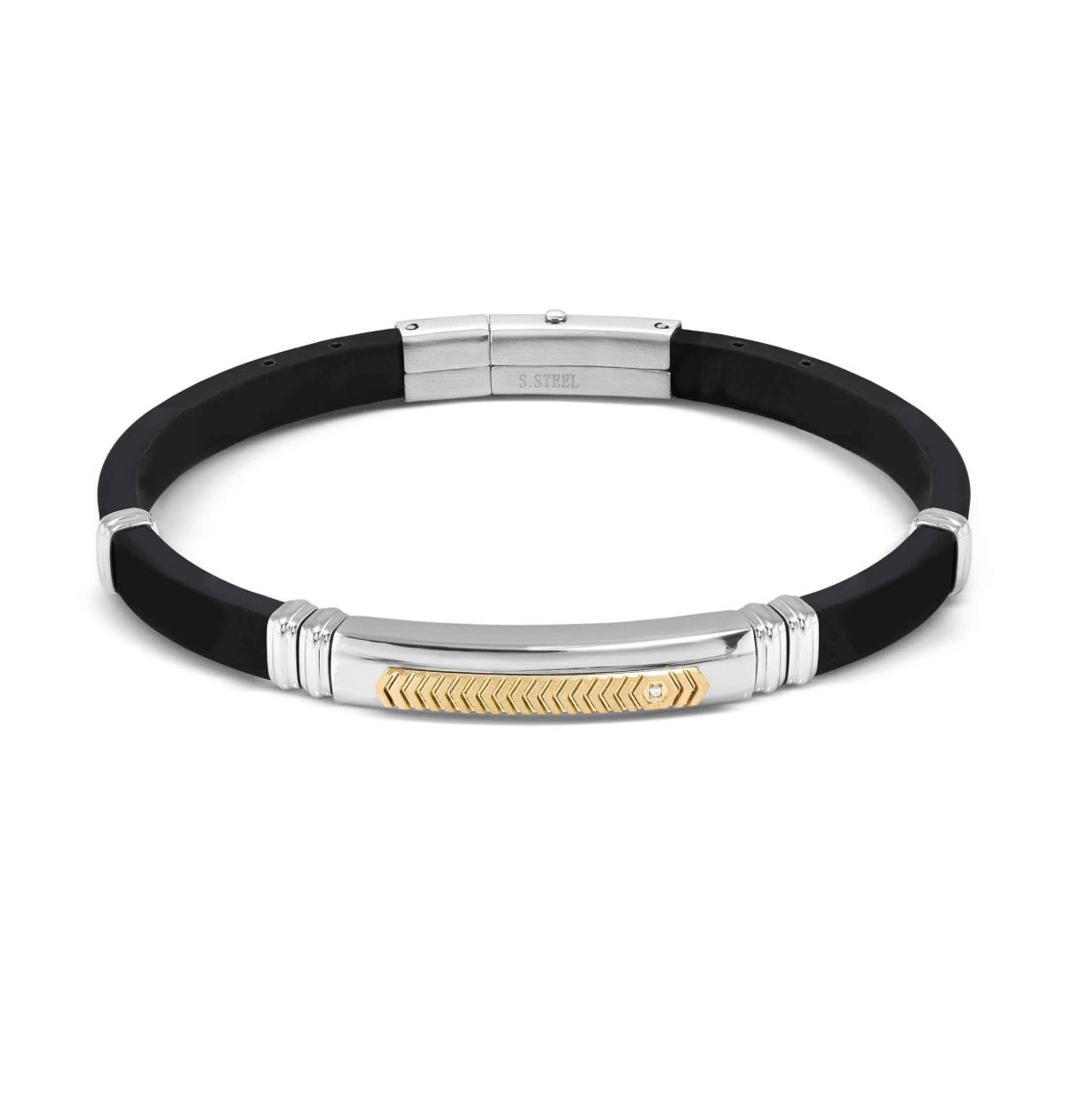 028819 057 CITY ENERGY ED. BRACELET IN RUBBER, WHITE
