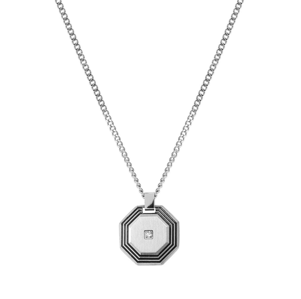 028343 064 STRONG DIAMOND NECKLACE, OCTAGON