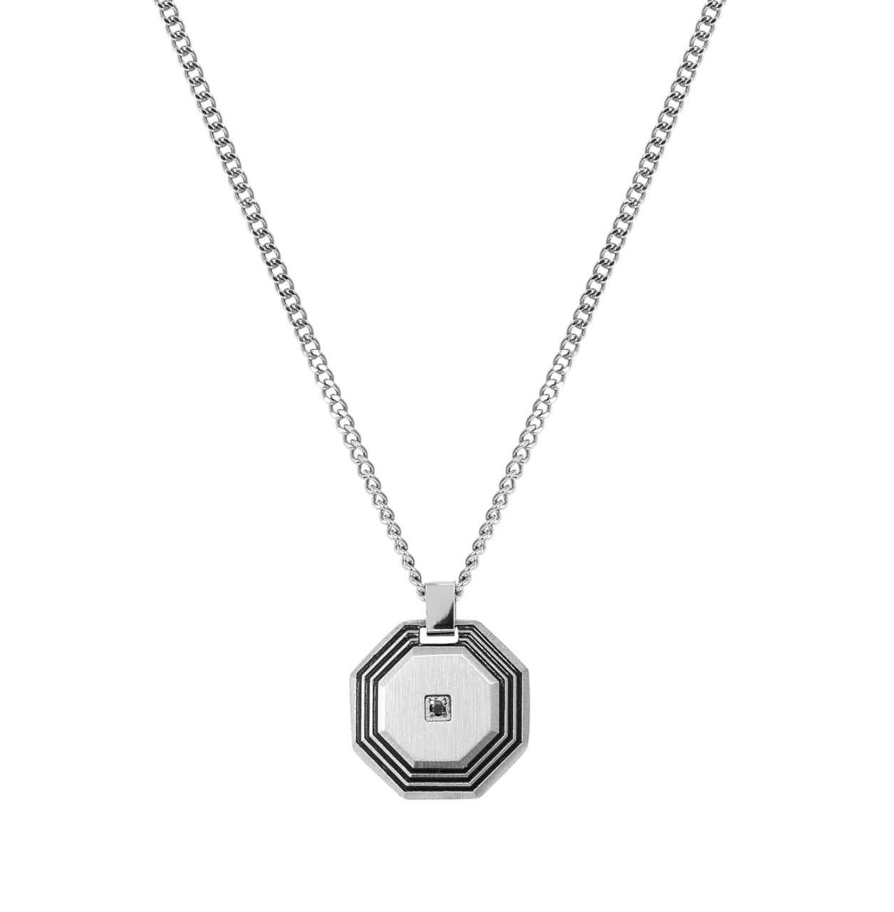 028344 064 STRONG DIAMOND NECKLACE, OCTAGON