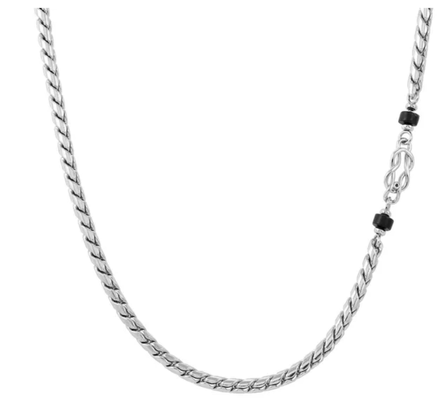 ATLANTE NECKLACE, KNOT AND NATURAL STONES