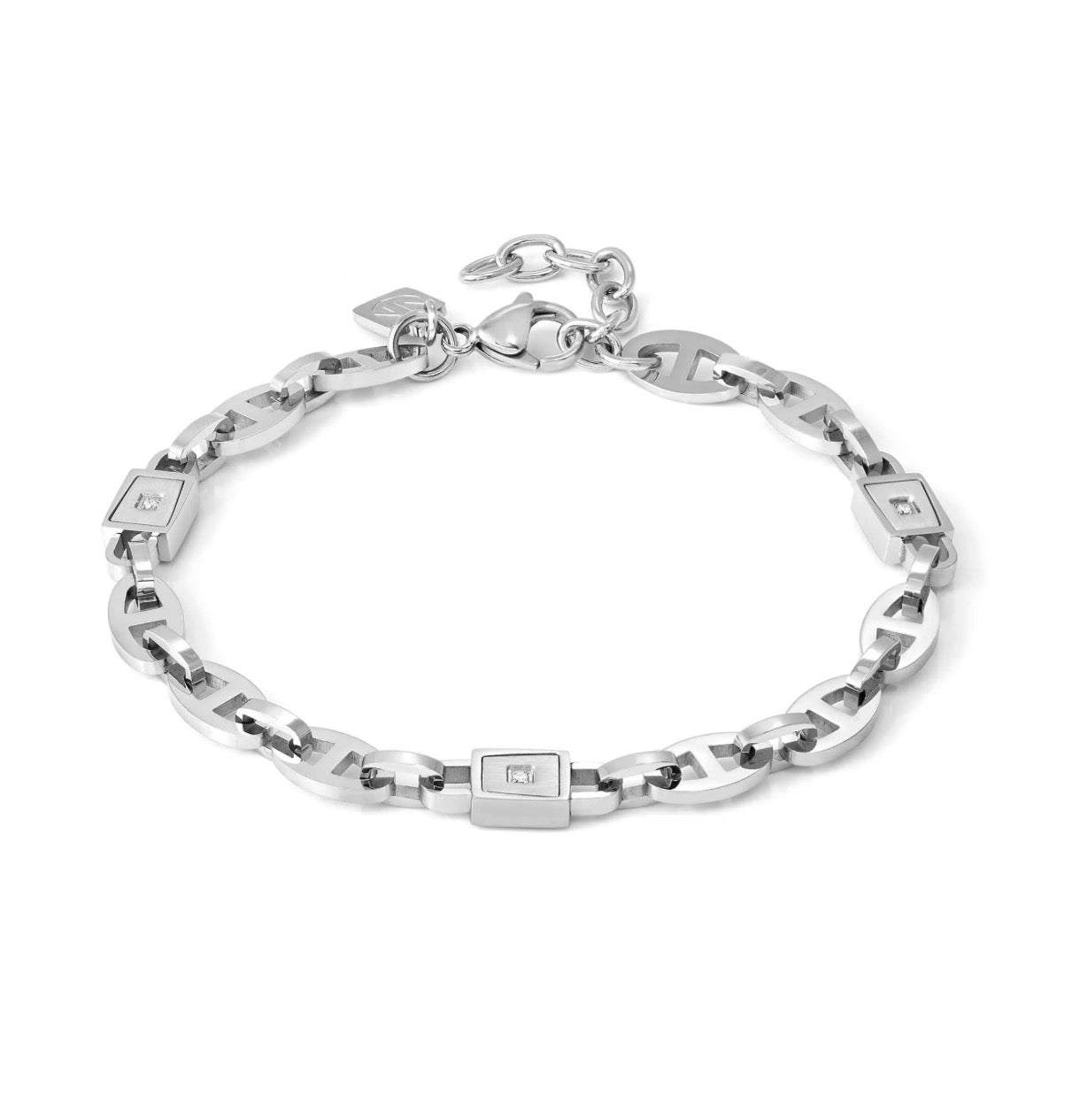 STRONG DIAMOND BRACELET, CHAIN WITH DIAMONDS