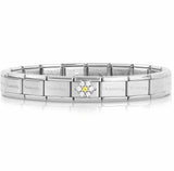 Complete Bracelet with Silver & CZ Flower