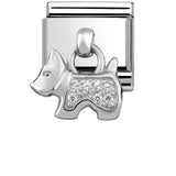 331800/09 Classic CHARMS ,S/Steel, silver Dog