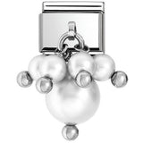 030609/01 Classic links S/Steel,PEARL WHITE