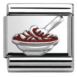 330202/36 Classic S/steel,enamel,silver 925 Spaghetti