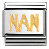 030107/17 Classic WRITING. S/Steel,bonded yellow gold NAN