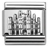 330105/28 Classic MONUMENTS RELIEF Silver 925 Milan duomo (Italy)