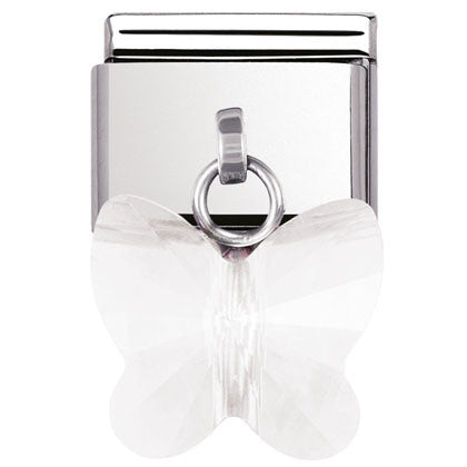 030604/10  Classic,S/steel, butterfly White