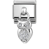 331800/12  Classic CHARMS S/steel,silver 925 Owl