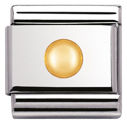 030110/14 Classic  S/Steel,Bonded Yellow  Small Dot