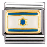 030236/14 Classic ASIA in steel with enamel and bonded yellow gold (14_ISRAEL