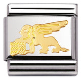 030128/07 Classic SYMBOLS S/Steel,bonded yellow gold Venice Lion (Italy)