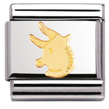 030104/02 Classic ZODIAC,S/Steel,Bonded Yellow Gold Taurus