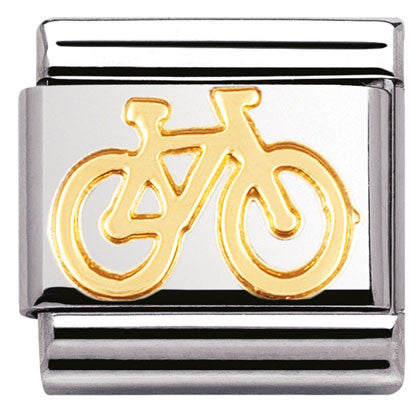 030108/04 Classic S/Steel,bonded yellow gold  Bike