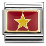 030236/20 Classic,S/steel,enamel,bonded yellow gold,VIETNAM