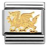 030112/31 Classic S/steel,bonded yellow gold Dragon