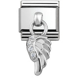 331800/06 Classic CHARMS stainless steel and silver 925 Wing
