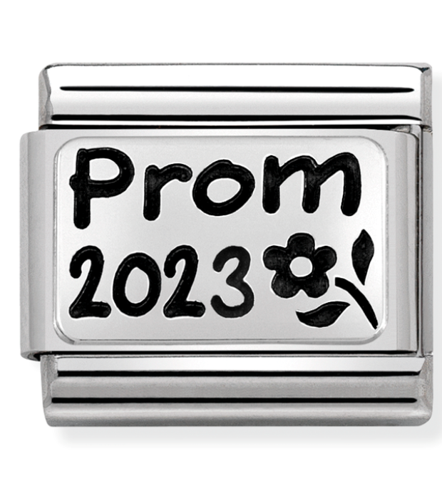 330109/62 Classic OXYDISED PLATES, steel, 925 silver Prom 2023
