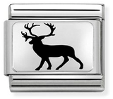 330192/01 Classic, steel & 925 sterling silver Stag